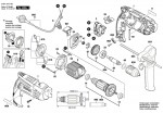 Bosch 3 601 B18 100 Gsb 1600 Re Percussion Drill 230 V / Eu Spare Parts
